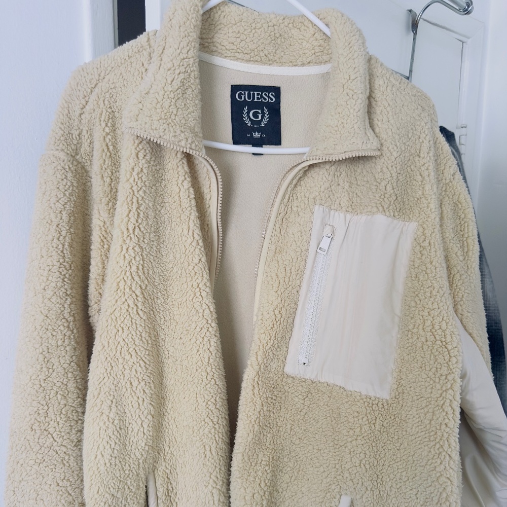 Guess Sherpa jacket (cream)